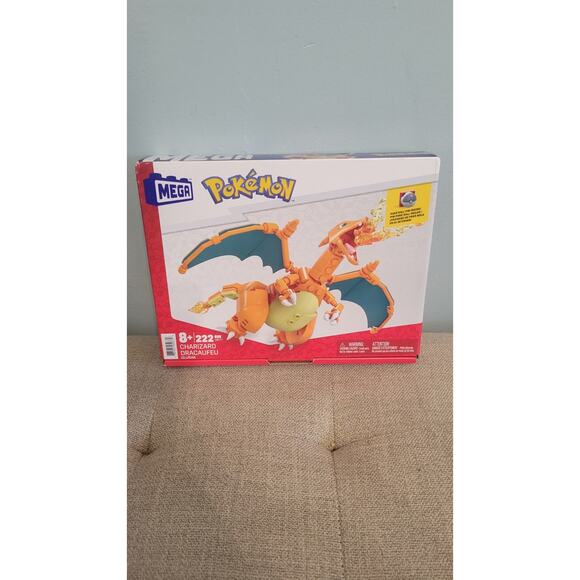 Mega Construx Pokémon Charizard GMD71 (222 pcs) Building Set – New Sealed Box - Picture 1 of 6